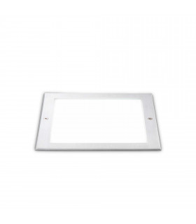 Taurus Integrated LED Outdoor Recessed Ground Light Wide Square Steel 1750Lm 3000K IP67