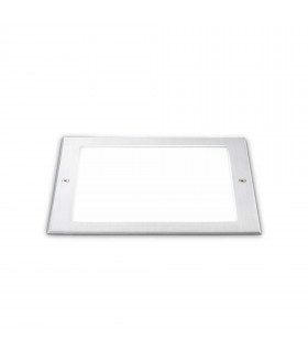 Taurus Integrated LED Outdoor Recessed Ground Light Wide Square Steel 2700Lm 3000K IP67-1