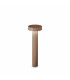 Tesla 4 Light 60cm Outdoor Bollard Coffee IP44