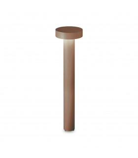 Tesla 4 Light 80cm Outdoor Bollard Coffee IP44