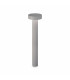 Tesla 4 Light 80cm Outdoor Bollard Grey IP44