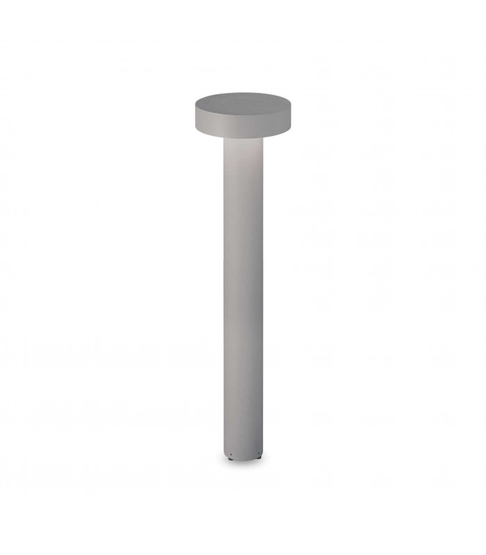 Tesla 4 Light 80cm Outdoor Bollard Grey IP44