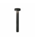 Tesla 4 Light 80cm Outdoor Bollard Black IP44