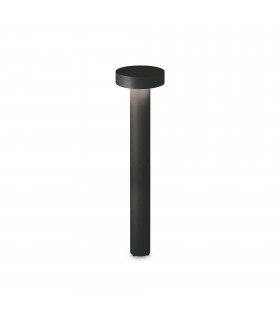 Tesla 4 Light 80cm Outdoor Bollard Black IP44