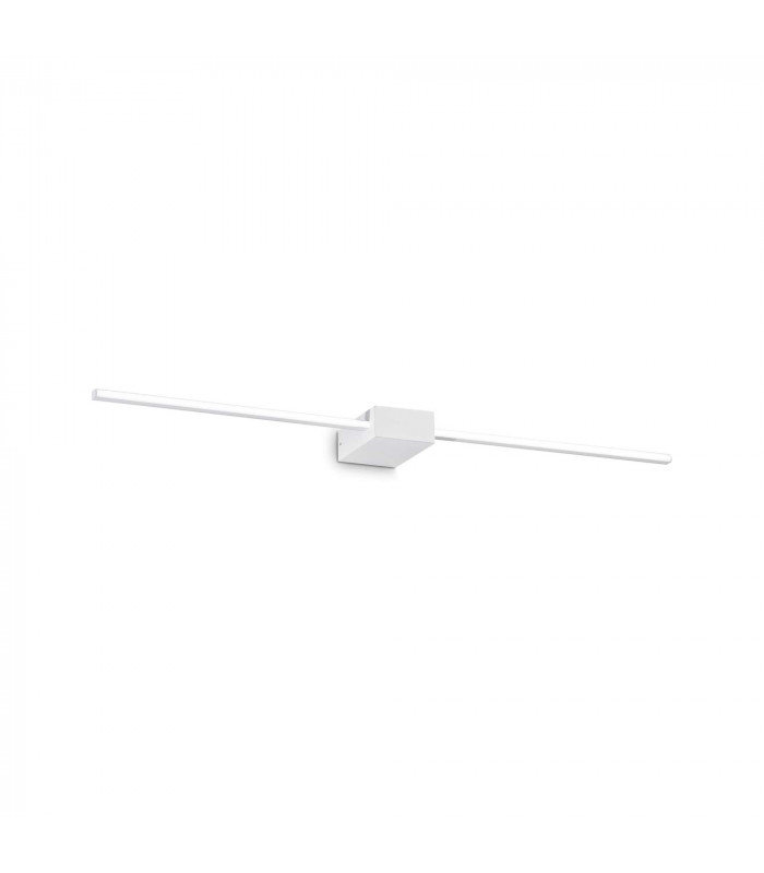Theo 2 Light Integrated LED Wall Lamp White 900Lm 3000K