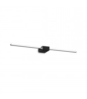 Theo 2 Light Integrated LED Wall Lamp Black 900Lm 3000K-1