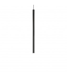 Ultrathin Integrated LED Slim 40cm Pendant Ceiling Light Matte Black 1150Lm 3000K