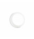 Universal Integrated LED 22cm Round Semi Flush Light White 1950Lm 4000K