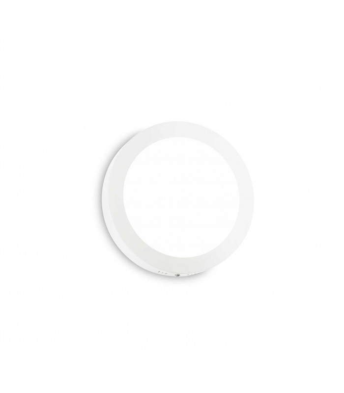 Universal Integrated LED 22cm Round Semi Flush Light White 1950Lm 4000K
