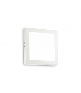 Universal Integrated LED 22cm Square Semi Flush Light White 1950Lm 4000K