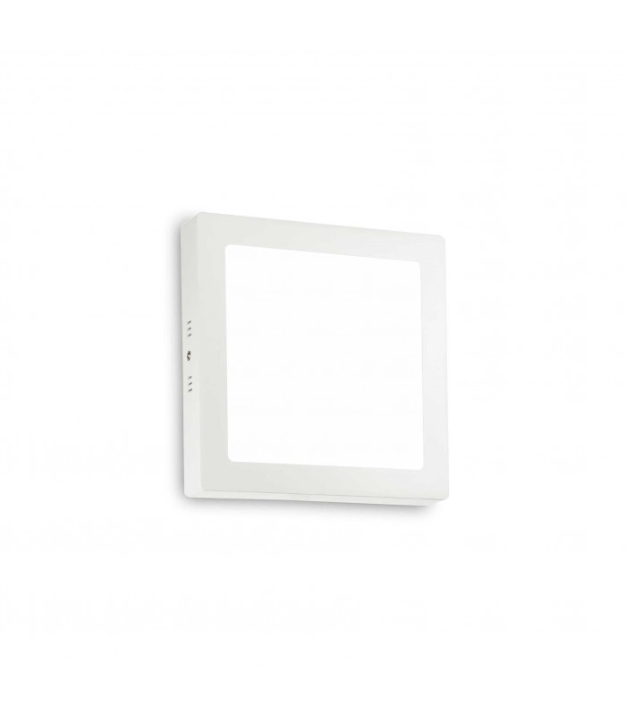 Universal Integrated LED 22cm Square Semi Flush Light White 1950Lm 4000K