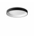 Ziggy Integrated LED Semi Flush Light Black 7800Lm 3000K