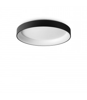 Ziggy Integrated LED Semi Flush Light Black 7800Lm 3000K