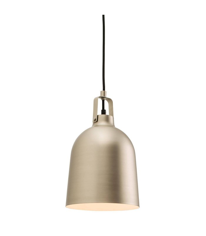 1 Light Dome Ceiling Pendant Matt Nickel, E27 - 1