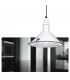 1 Light Dome Ceiling Pendant White IP44, E27 - 2