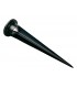 LED 1 Light Outdoor Wall Light & Spike Spot Black IP68 - 2