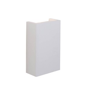 2 Light Indoor Wall Light White Plaster - 1