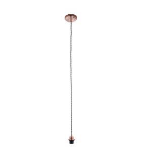 Ceiling Pendant Light Antique Copper, E27 - 1