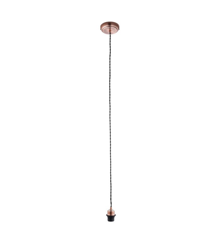 Ceiling Pendant Light Antique Copper, E27 - 1