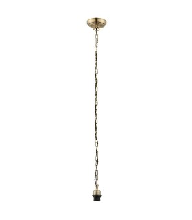 Ceiling Pendant Light Antique Brass, E27 - 1