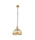 Dome Ceiling Pendant Light Solid Brass, Mercury Glass, E27 - 1
