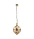 Spherical Ceiling Pendant Light Solid Brass, Mercury Glass, E27 - 1
