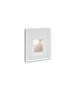 Dart Outdoor Recessed Wall Lamp Matt White 3000K IP65-1