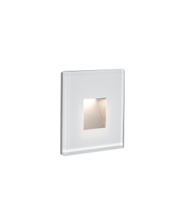Dart Outdoor Recessed Wall Lamp Matt White 3000K IP65-1
