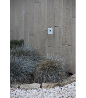 Dart Outdoor Recessed Wall Lamp Matt White 3000K IP65-2
