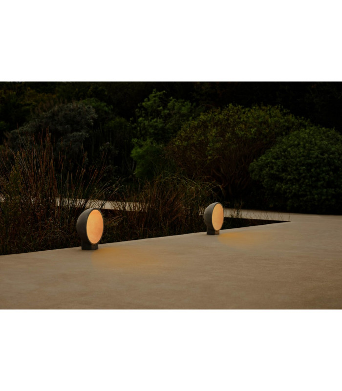 Gaia Outdoor Pedestal Light Grey Cement 2700K IP55-5
