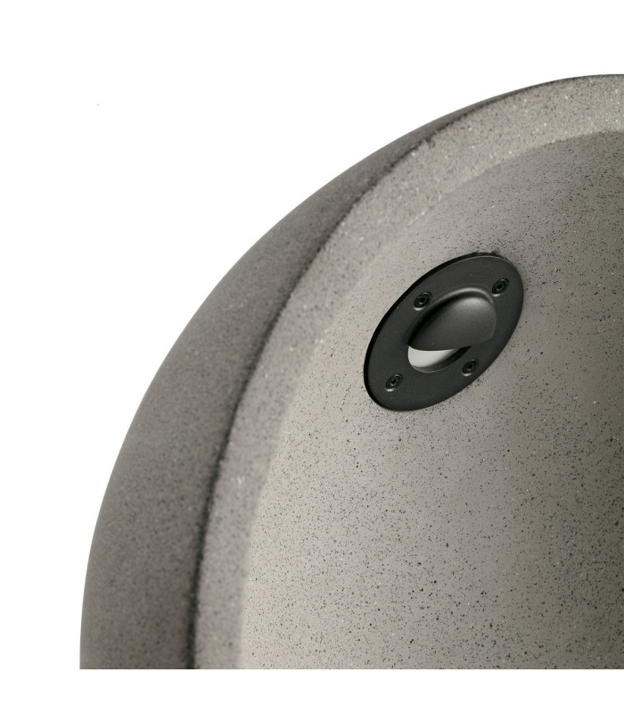 Gaia Outdoor Pedestal Light Grey Cement 2700K IP55-6