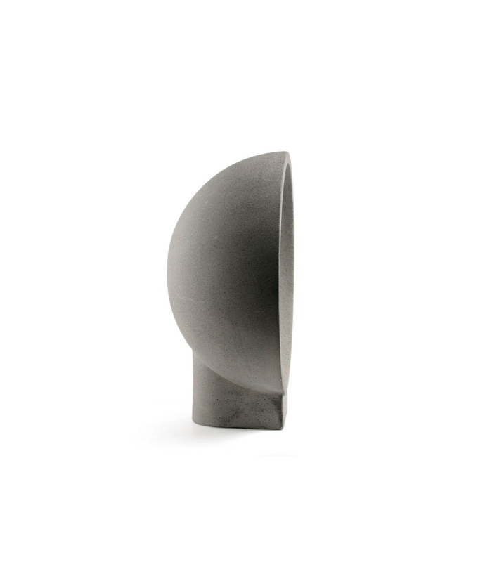 Gaia Outdoor Pedestal Light Grey Cement 2700K IP55-9