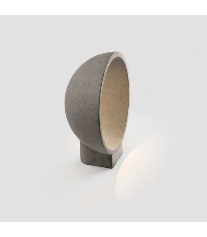 Gaia Outdoor Pedestal Light Grey Cement 2700K IP55-10