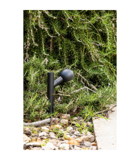 Brot 20cm Outdoor Spike Black 2700K IP65-2