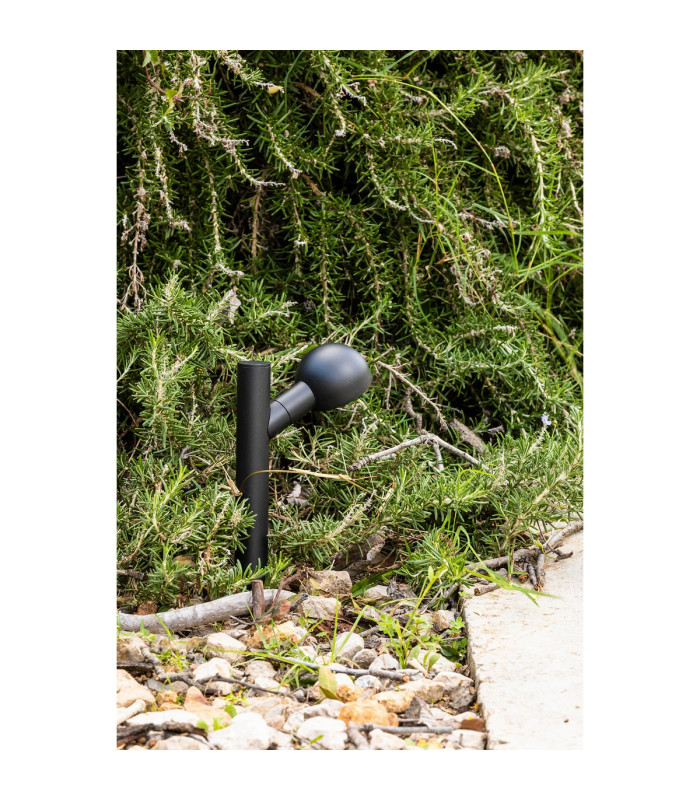 Brot 20cm Outdoor Spike Black 2700K IP65-2