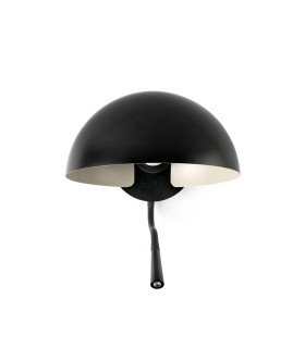 Dominica Reading Light Matt Black-2