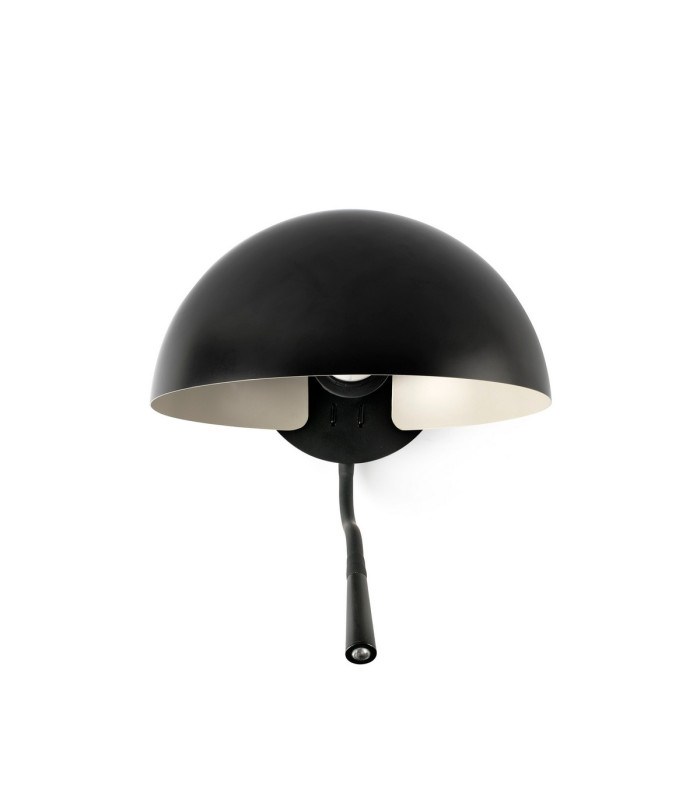 Dominica Reading Light Matt Black-2