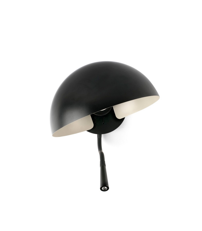 Dominica Reading Light Matt Black-3