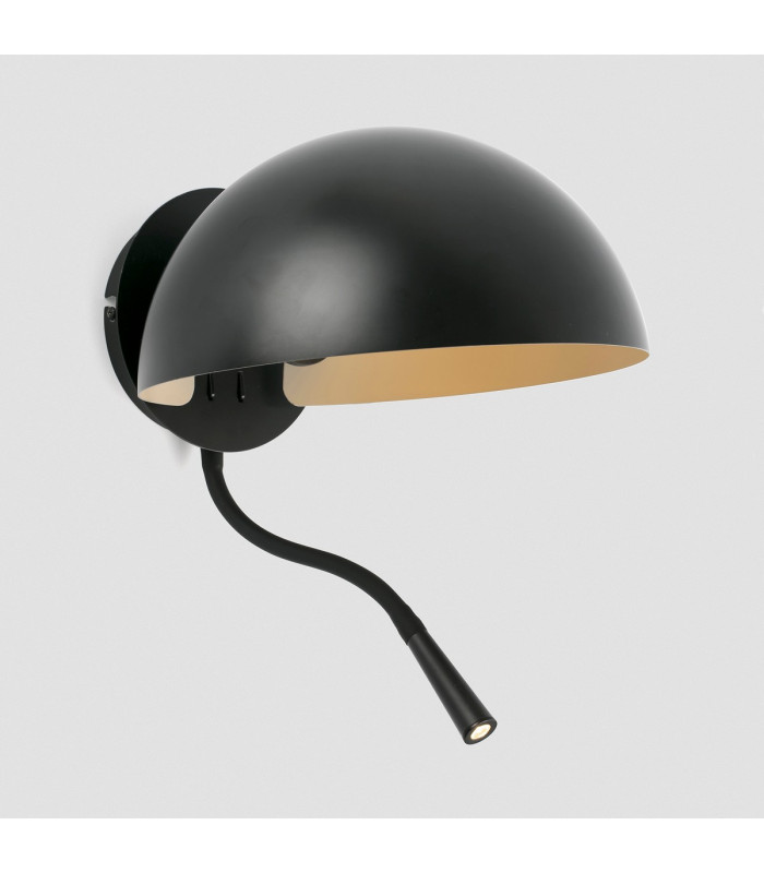 Dominica Reading Light Matt Black-5