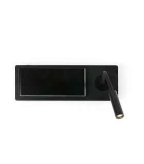 Mood Wall Lamp With Reading Light Black 3000K-2