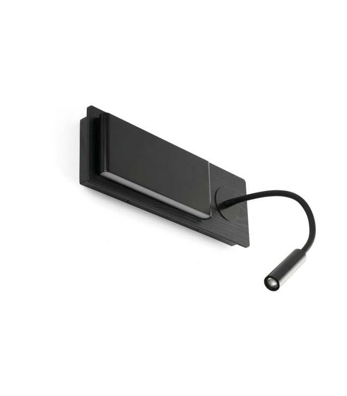 Mood Wall Lamp With Reading Light Black 3000K-3