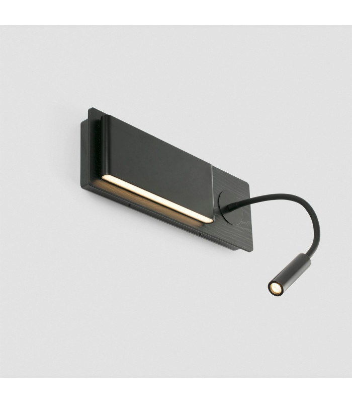 Mood Wall Lamp With Reading Light Black 3000K-4