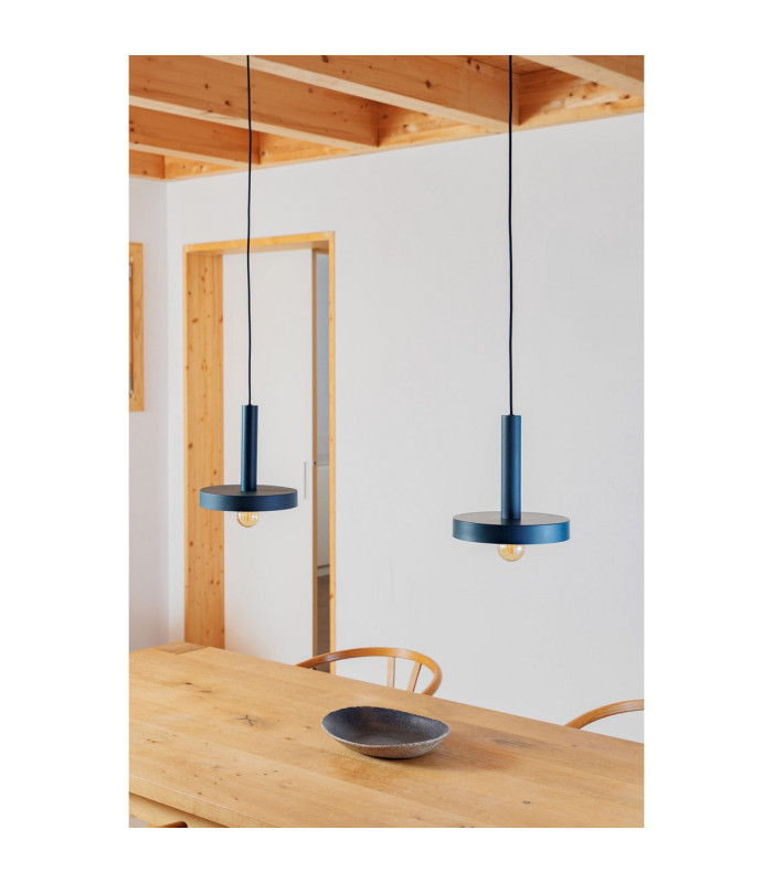 Whizz Dome Pendant Ceiling Light Blue-2