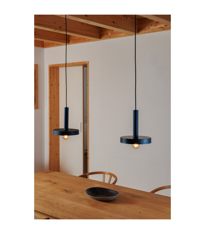 Whizz Dome Pendant Ceiling Light Blue-3