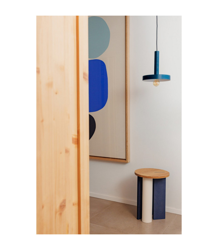 Whizz Dome Pendant Ceiling Light Blue-4