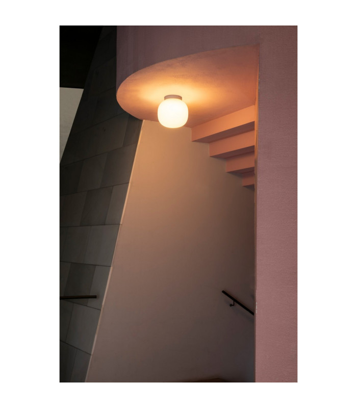 Amelia Bathroom Ceiling Light Matt White IP44-2