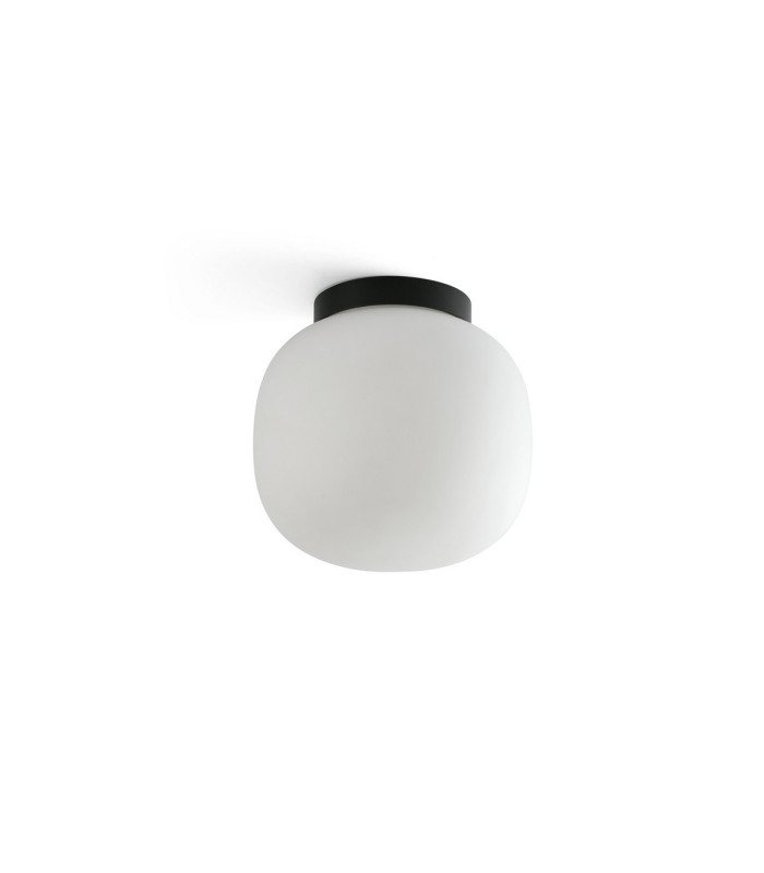 Amelia Bathroom Ceiling Light Matt Black IP44-1