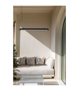Scuba Outdoor Pendant Ceiling Light Black 2700K IP65-2