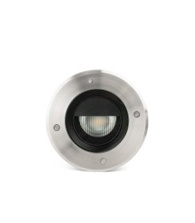 Geiser 18cm Outdoor Recessed Wall Lamp Satin Stainless 3000K IP67-1