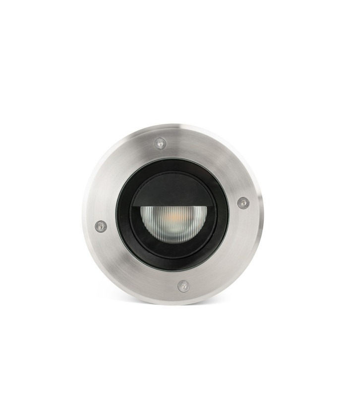 Geiser 18cm Outdoor Recessed Wall Lamp Satin Stainless 3000K IP67-1
